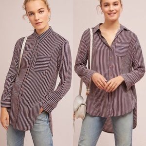 ANTHROPOLOGIE Maeve Adelaide Poplin Shirt